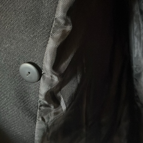 Zara Gold Button Wool Coat size s Peacoat button - Picture 6 of 11